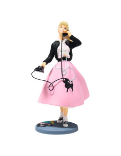 Adorno Colgante Barbie Hallmark 1950 Rosa 10.16 cm