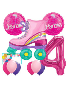 Globos de Cumpleaños Licenciados Barbie Anagram - 11 Piezas