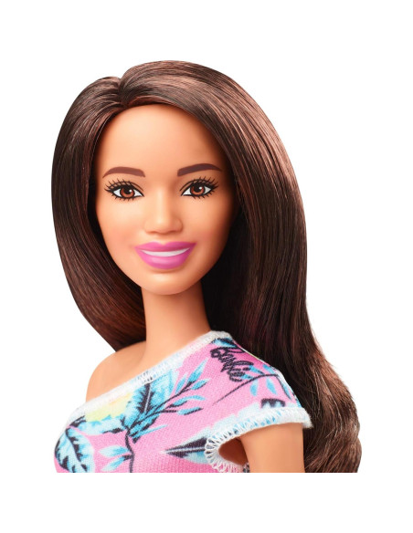 Vestido Floral Rosa para Muñeca Barbie Mattel GHT25