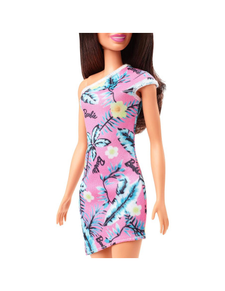 Vestido Floral Rosa para Muñeca Barbie Mattel GHT25