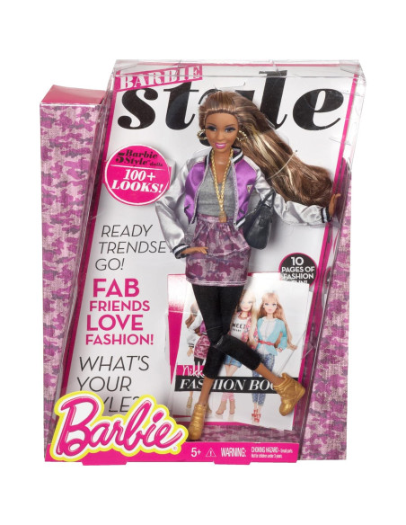 Muñeca Barbie Nikki Estilo Urbano con Falda Peplum