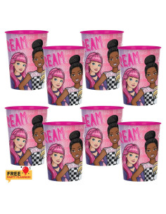 Tazas de Favor de Cumpleaños Barbie Amscan - 16 oz (0.47 L)