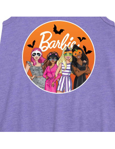 Vestido A-line para Niñas y Adolescentes Barbie Talla Grande Púrpura 2