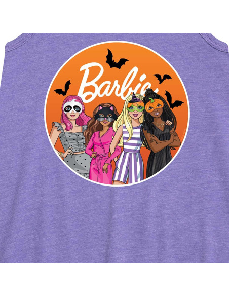 Vestido A-line para Niñas y Adolescentes Barbie Talla Grande Púrpura