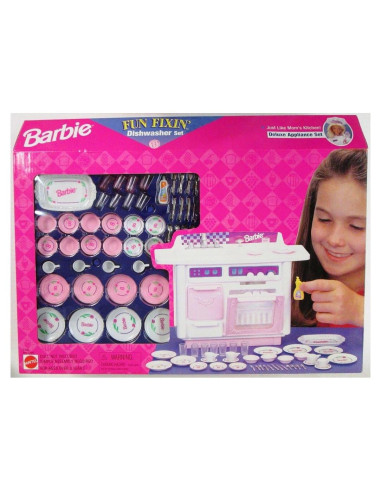 Juego de Lavaplatos Divertido Barbie Deluxe 1997 Mattel