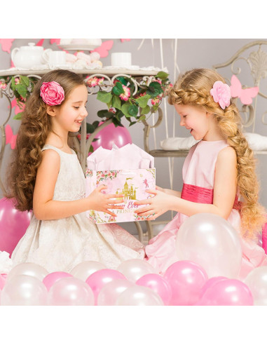 Bolsa de Regalo Cumpleaños EoBeCy Princesa 30x13.5x24.9cm