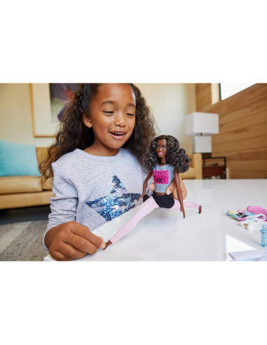 Muñeca Barbie Carrera Sorpresa Mattel GLH63 8 Accesorios