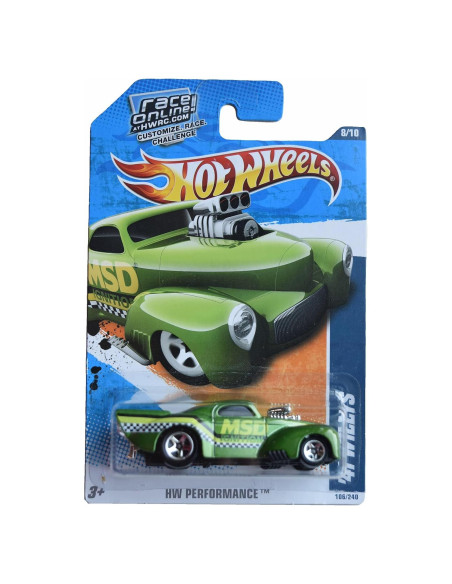 Hot Wheels 41 Willys HW Performance 1:64 Metal Verde
