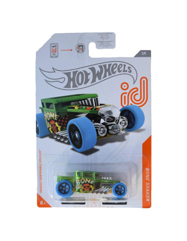 Hot Wheels Chase ID Bone Shaker Verde 1:64 Escala