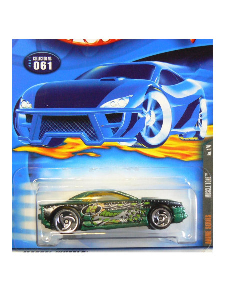 Coche de Metal Hot Wheels Anime Tono Muscular 1:14