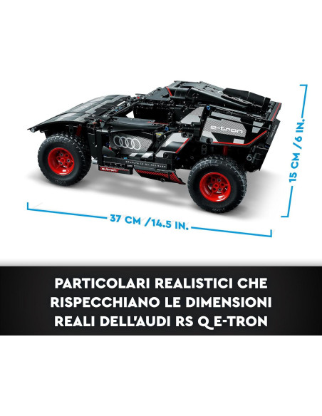 LEGO Technic Audi RS Q e-tron 42160 - Kit de Construcción 914 Piezas