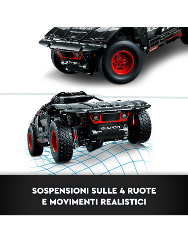 LEGO Technic Audi RS Q e-tron 42160 - Kit de Construcción 914 Piezas
