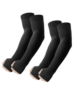 Manguitas de Compresión Roxun UV 50+ para Hombres y Mujeres