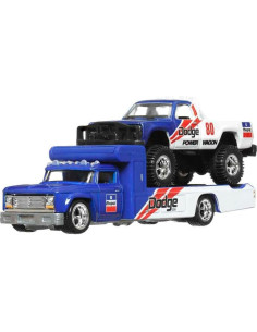 Hot Wheels Transporte de Equipo Dodge Macho Power Wagon 1:64 2