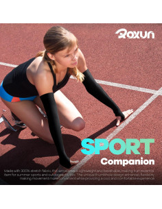 Manguitas de Compresión Roxun UV 50+ para Hombres y Mujeres 2