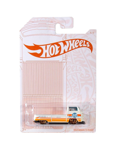 Hot Wheels Volkswagen T2 Pickup Perla y Cromo 2020