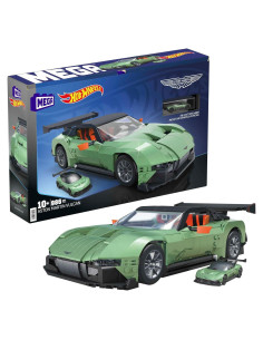 Juguete de Construcción MEGA Hot Wheels Aston Martin Vulcan 635 Piezas