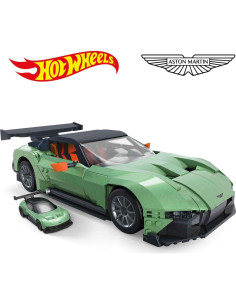 Juguete de Construcción MEGA Hot Wheels Aston Martin Vulcan 635 Piezas 2