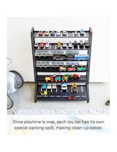 Estante de Almacenamiento Yamazaki 6 Niveles Acero Negro