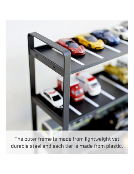 Estante de Almacenamiento Yamazaki 6 Niveles Acero Negro