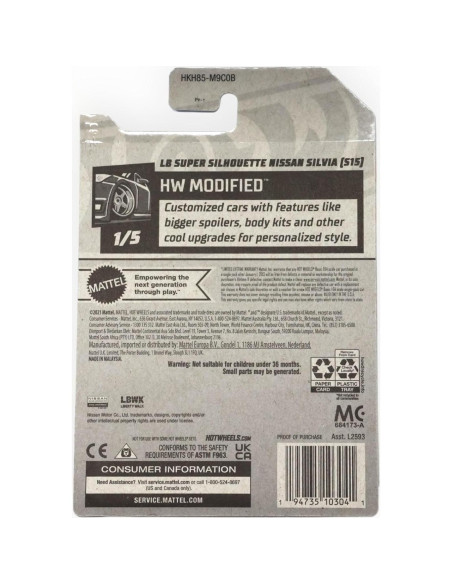 Hot Wheels LB Super Silhouette Nissan Silvia S15 1:64