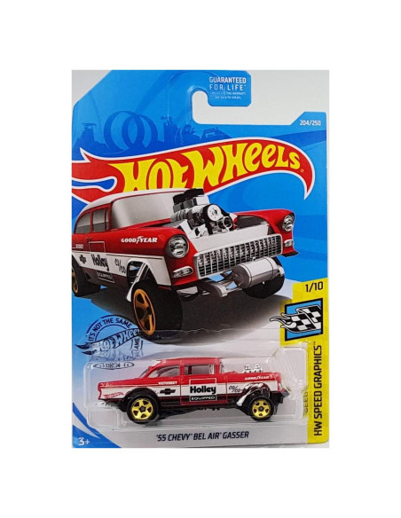 Auto de Colección Hot Wheels 2019 '55 Chevy Bel Air Gasser