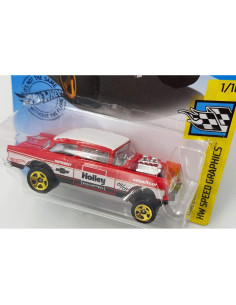 Auto de Colección Hot Wheels 2019 '55 Chevy Bel Air Gasser 2