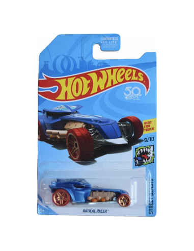 Hot Wheels Ratical Racer Bestias de la Calle 1:64 Azul