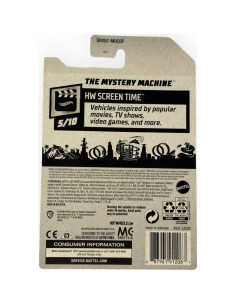 Hot Wheels La Máquina del Misterio Scooby-Doo 1:64 2