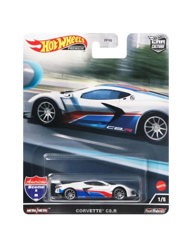 Modelo de Coche Diecast 1:64 Hot Wheels Corvette C8.R