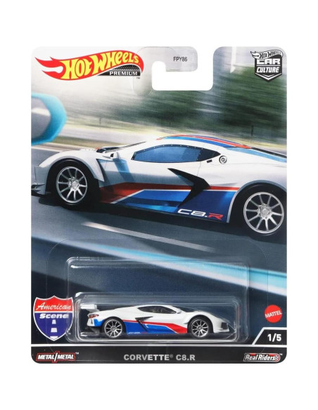 Modelo de Coche Diecast 1:64 Hot Wheels Corvette C8.R