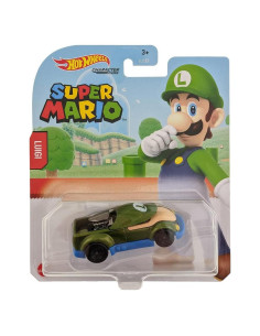 Vehículo Hot Wheels Super Mario Luigi 1:64 2020