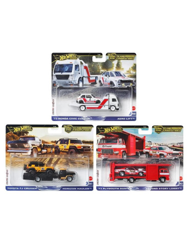 Coches coleccionables Hot Wheels 1:64 - Conjunto 3 unidades