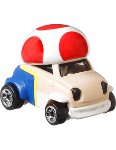 Coche Hot Wheels Super Mario Toad 2020 - 4x14x16.5 cm 2