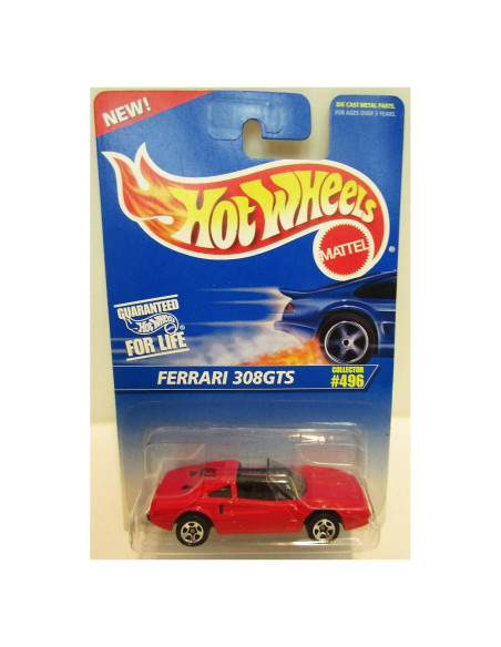 Hot Wheels Ferrari 308GTS Rojo 1:64 Die-Cast Coleccionista