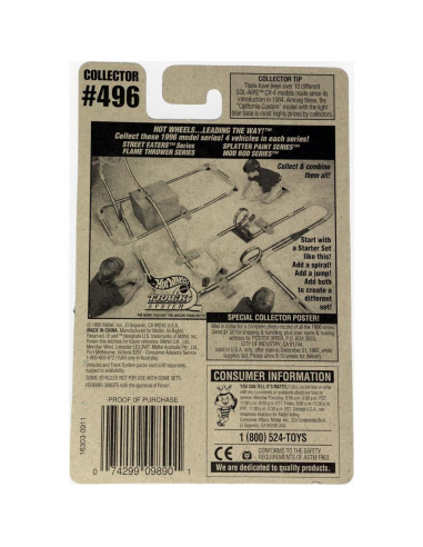 Hot Wheels Ferrari 308GTS Rojo 1:64 Die-Cast Coleccionista