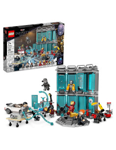 LEGO Marvel Iron Man Armory 76216 - Set de Construcción 496 Piezas