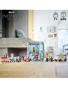 LEGO Marvel Iron Man Armory 76216 - Set de Construcción 496 Piezas 2