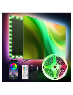 Luces LED PSTAR 2m RGB para TV 32-40" Sincronizadas con Música