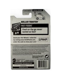 Hot Wheels 2018 Fast Foodie Roller Toaster Coche Tostadora 2