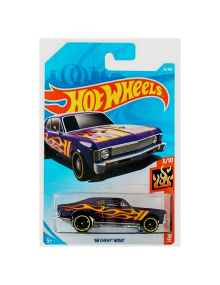 Hot Wheels 2018 50 Aniversario '68 Chevy Nova Púrpura