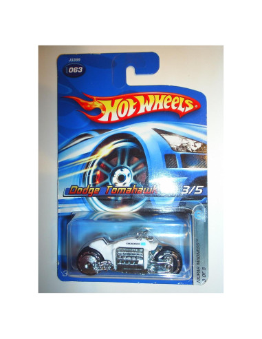 Hot Wheels Dodge Tomahawk Blanco 1:64 Coleccionable Mattel