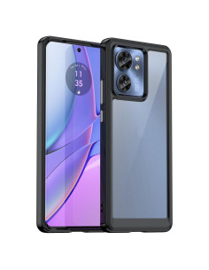 Funda de Cristal para Motorola Edge 2023 - TPU Delgado y PC Duro