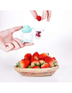 Chupete Alimentador de Frutas Jochebed - Silicona 6 Piezas 2