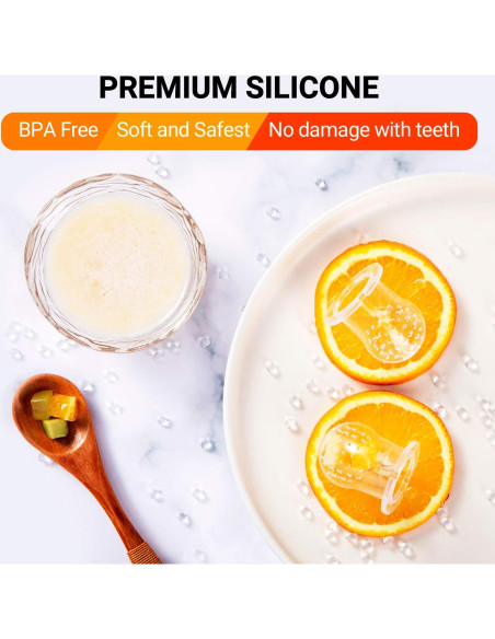 Chupete Alimentador de Frutas Jochebed - Silicona 6 Piezas