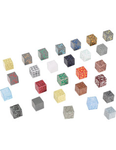 Tabla Periódica de Elementos Minecraft Mattel - 27 Bloques 2.54 cm 2