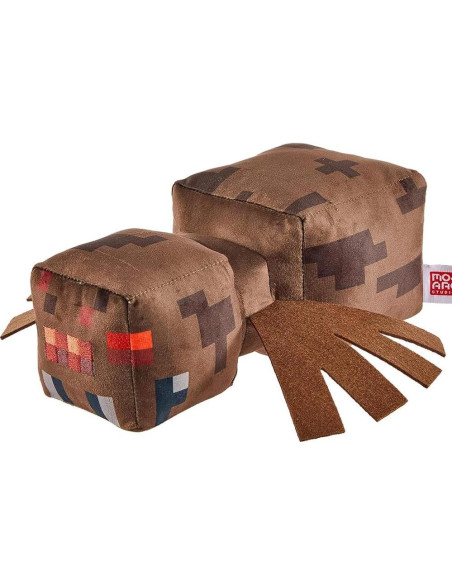 Peluche Coleccionable Minecraft Araña Marrón 20 cm Mattel