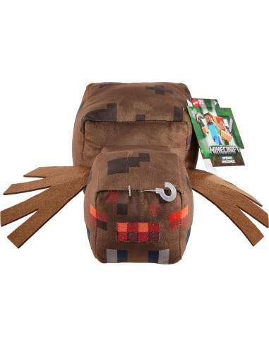 Peluche Coleccionable Minecraft Araña Marrón 20 cm Mattel
