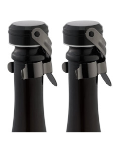 Tapones de Vino y Champagne WOTOR Acero Inoxidable 2 Piezas
