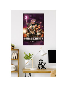 Póster de Cerdo A Minecraft Movie Trends International 86.4x57 cm 2